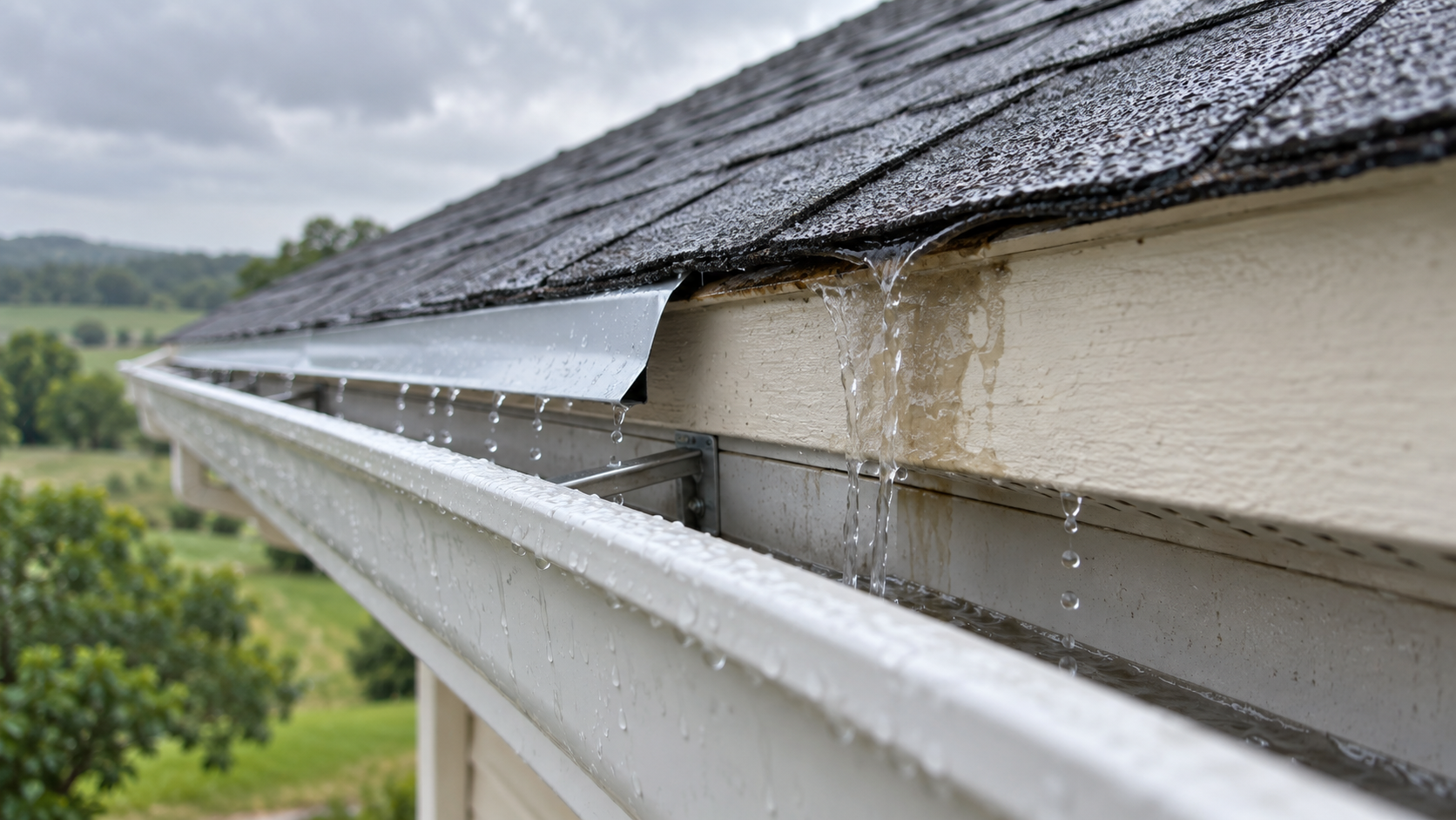 Featured image for the article: Water Getting Behind Your Gutters? Drip Edge, Gutter Apron, and the Roof Edge in Paluxy, TX