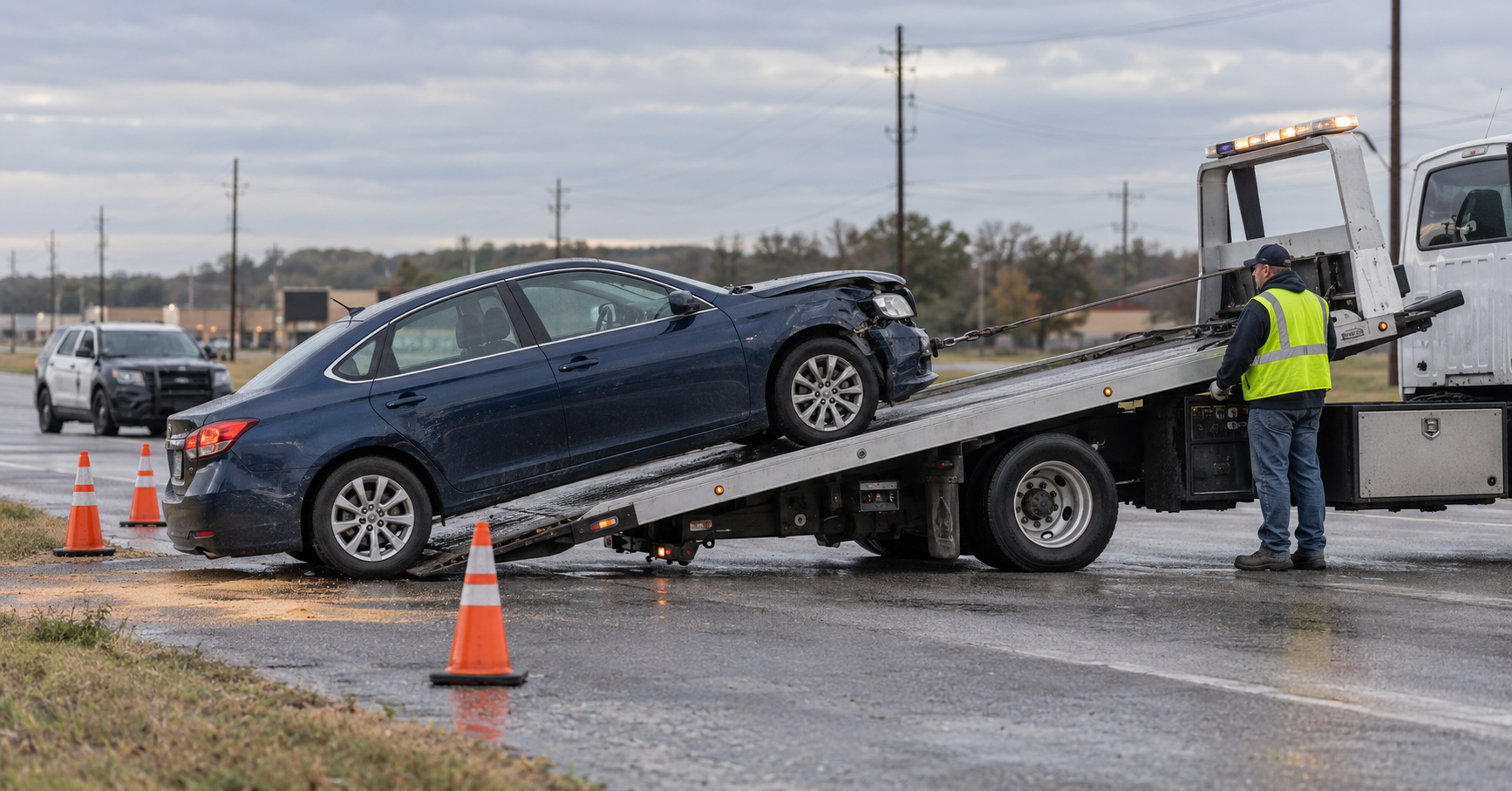 Accident Recovery Towing in Stephenville, TX: What Happens After a Crash