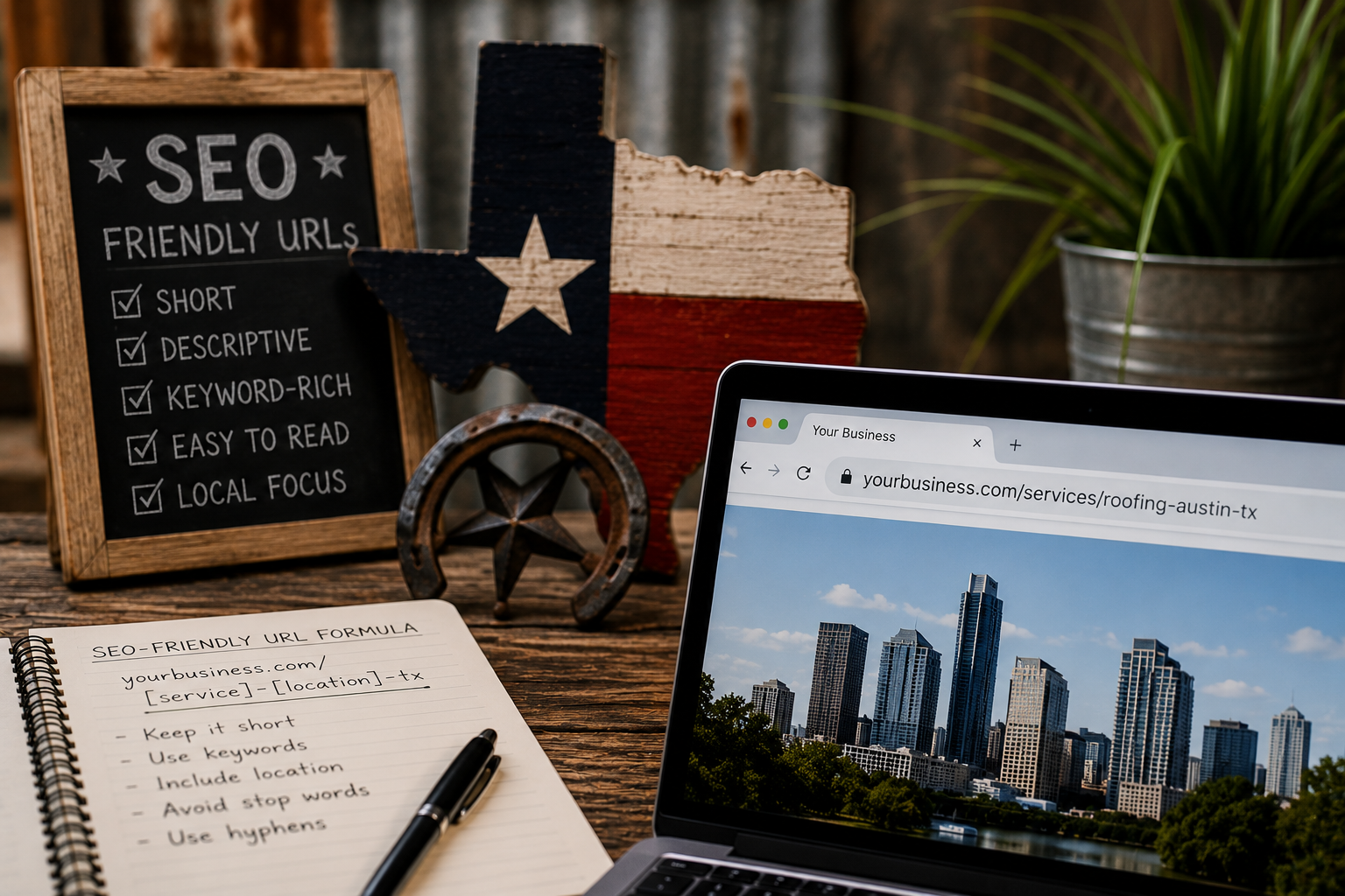 Hero image for SEO-Friendly URLs for Texas Small Business Websites: A Practical Guide