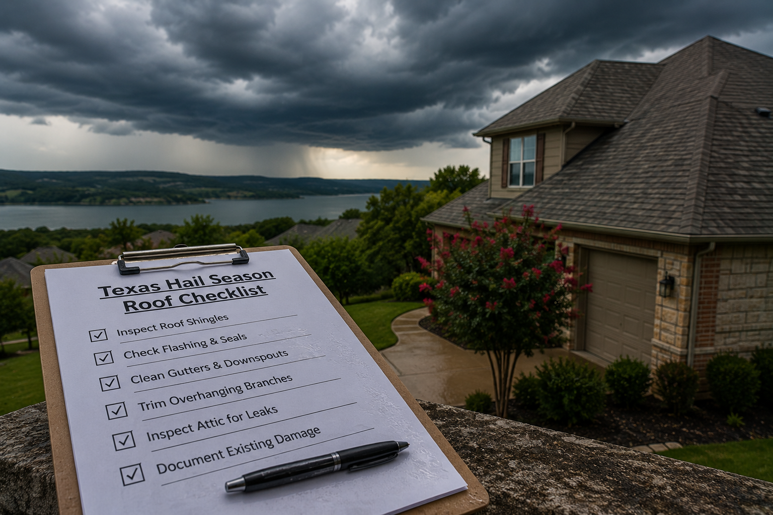 Texas Hail Season Roof Checklist: Prepare Your Granbury Home Before Spring Storms