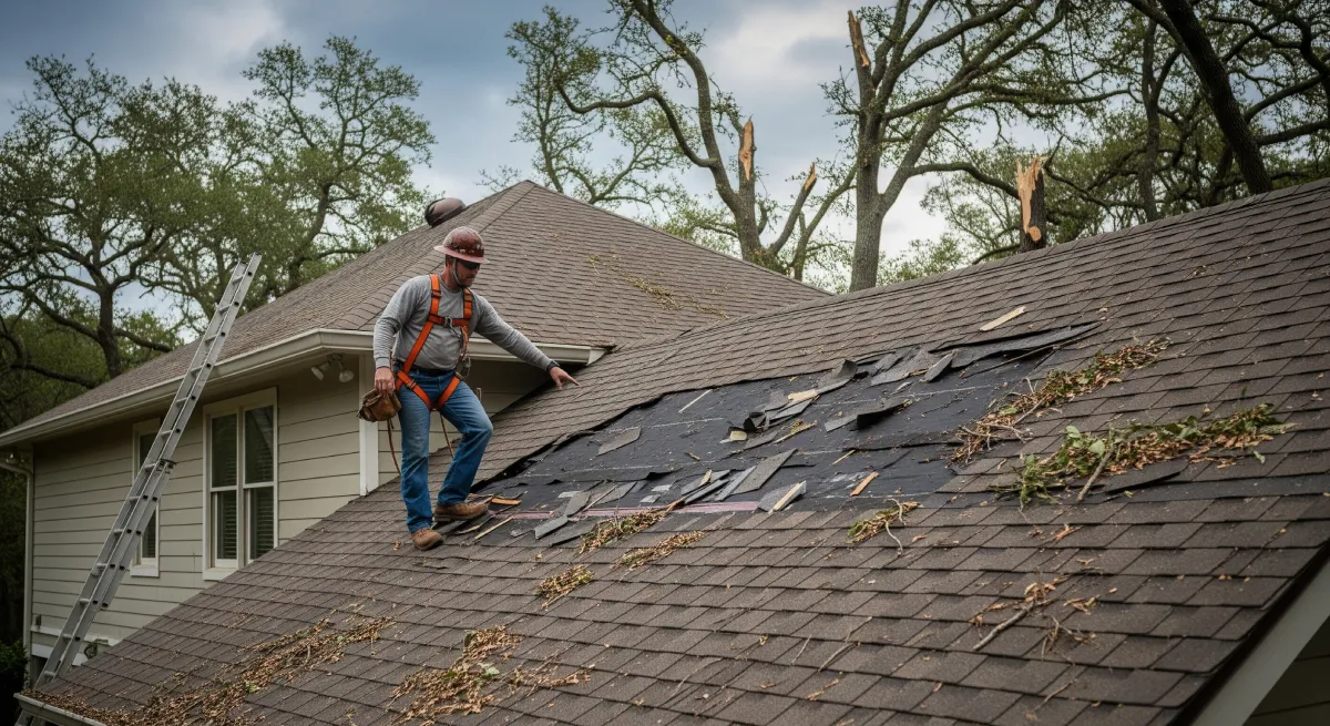 Texas Storm Roof Damage Inspection | Heritage Roofing