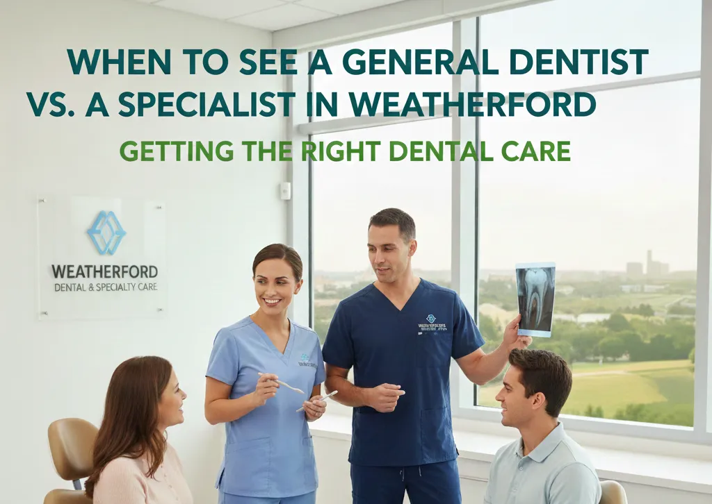 Hero image for: General vs. Specialist Dentistry in Weatherford, TX