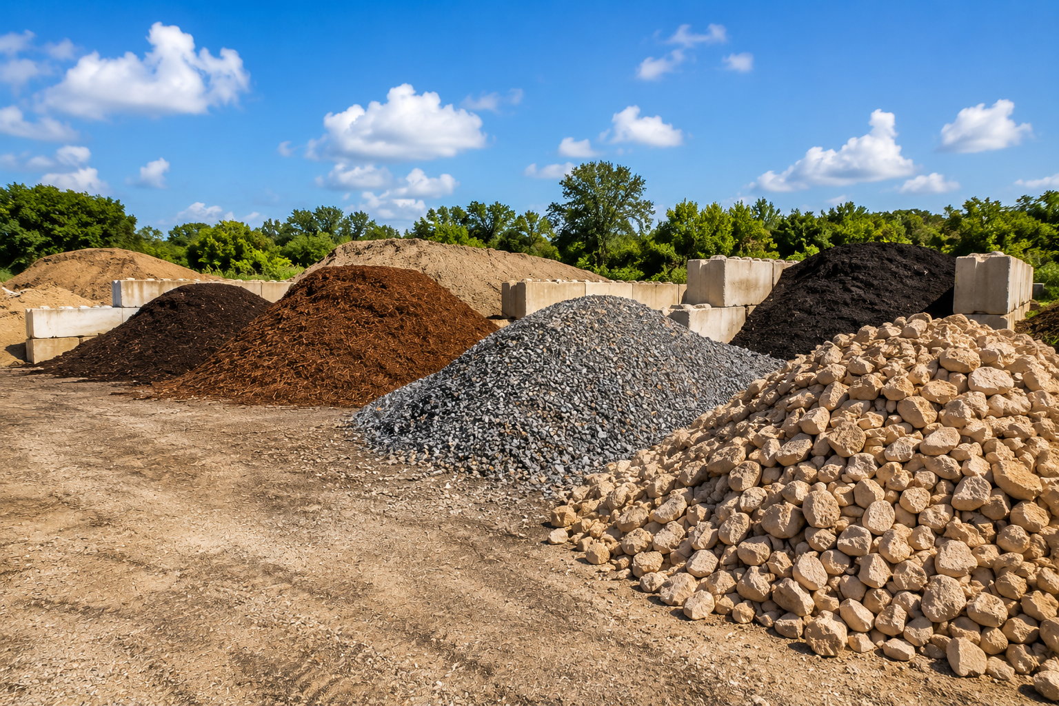 Bulk Rock, Soil & Mulch Delivery in Temple, TX: Materials, Pricing & Options