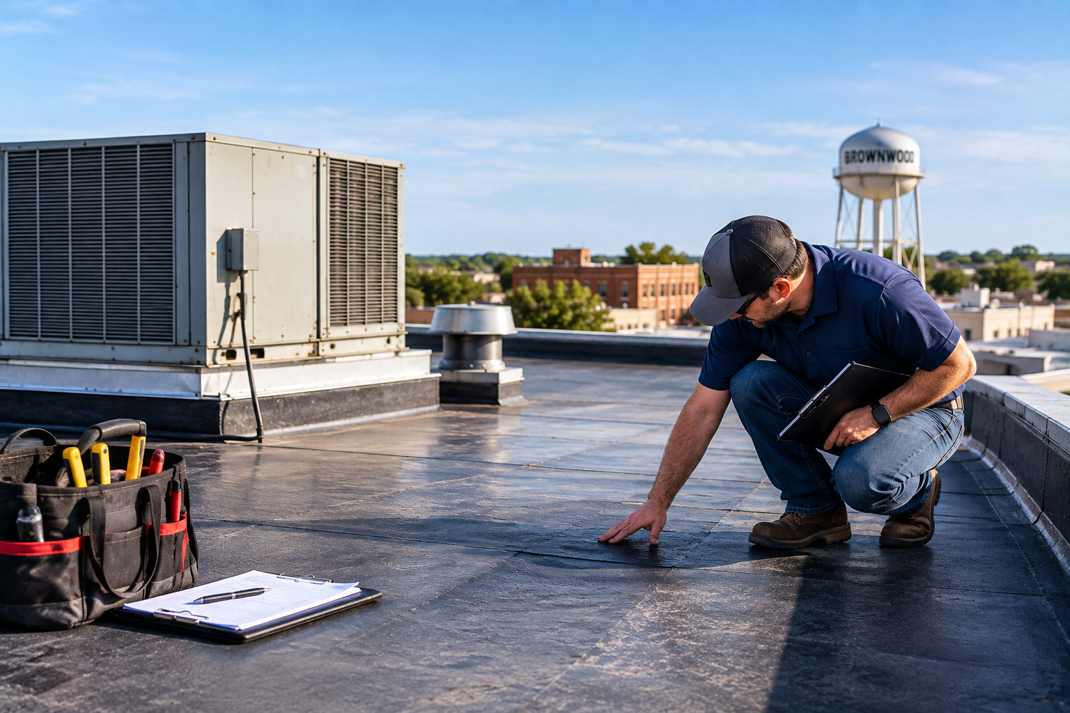Commercial Flat Roof Maintenance Guide for Brownwood, TX Business Owners