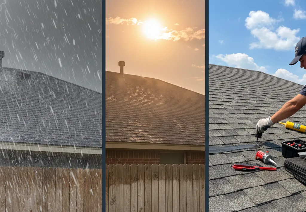 How Weatherford Weather Impacts Your Roof Year-Round