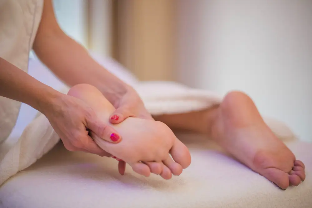 Neuropathy Relief and Healthy Feet session at Granbury Massage and Wellness in Granbury, TX